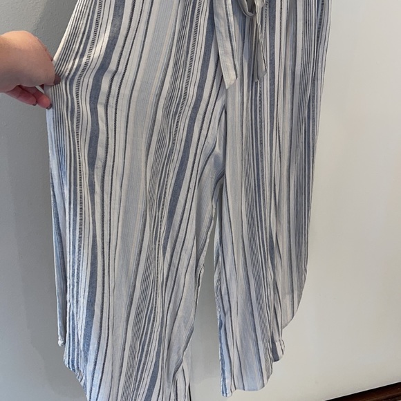June & Hudson Mixed Stripe Open Back Jumpsuit - Picture 3 of 9